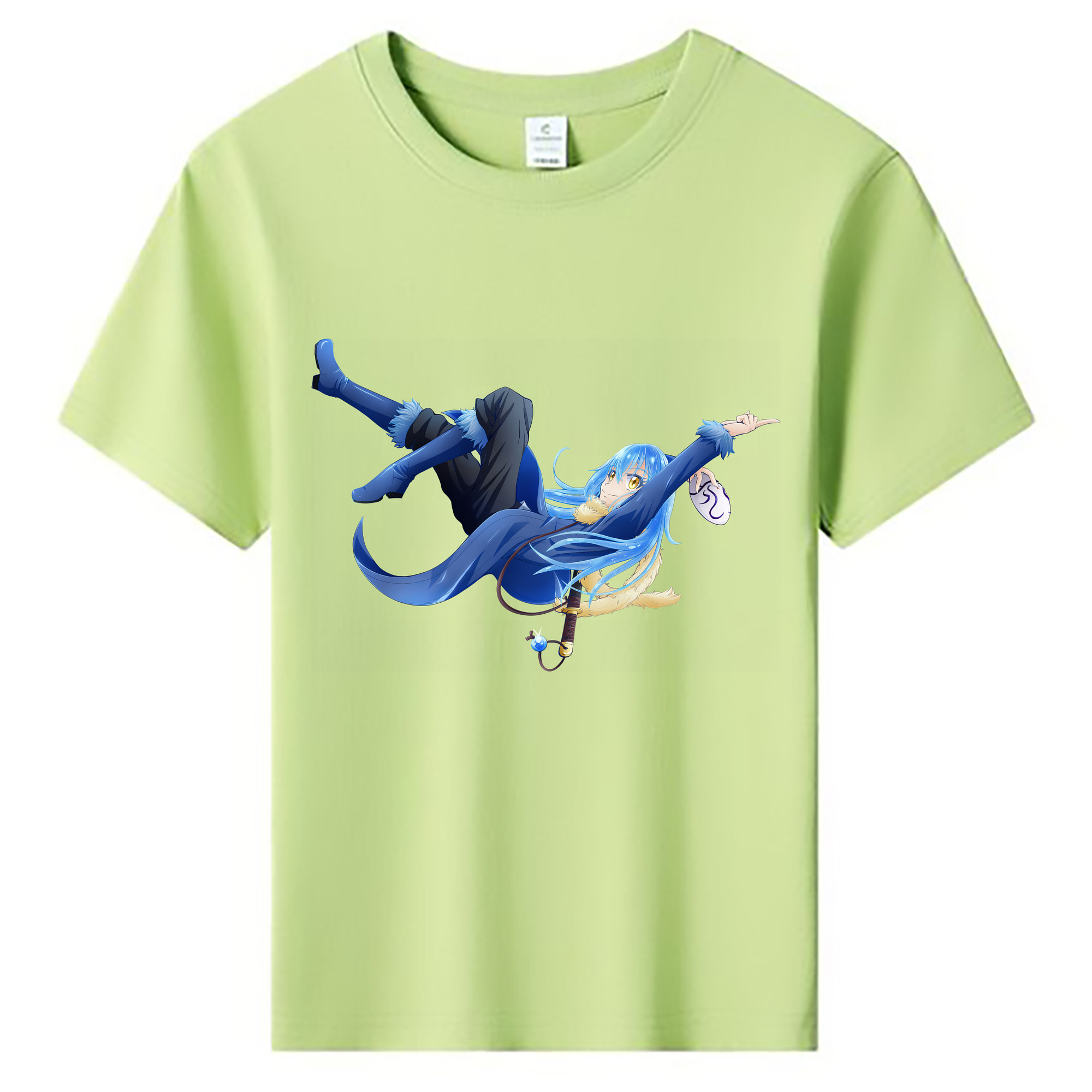 （画像用） 転スラ Regarding Reincarnated to Slime 綿100％キッズTシャツ（フロントプリント）